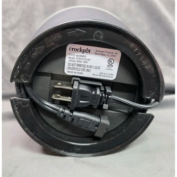 Portable Crockpot Electric Lunch Box Food Warmer 20-Ounce Dishwasher-Safe - Picture 4 of 7